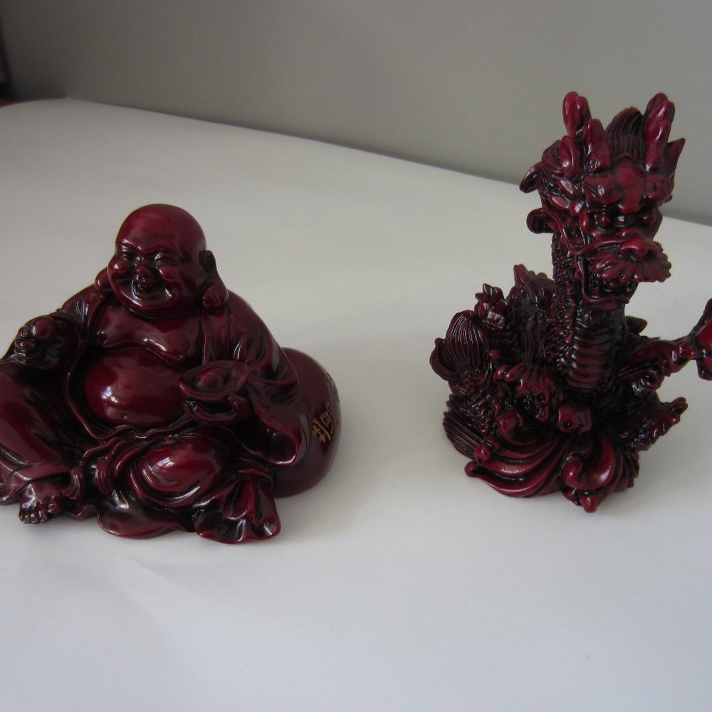 Budda and Dragon Paperweights/Statues from China